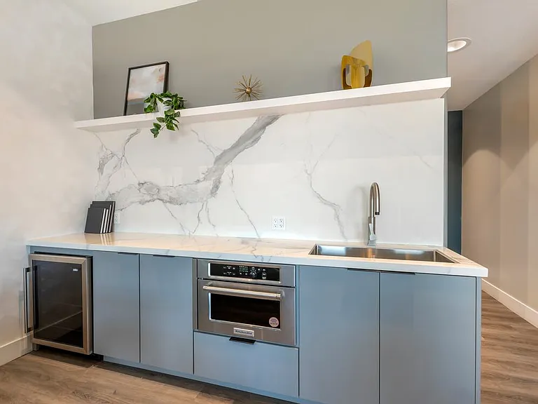 Resident lounge kitchenette