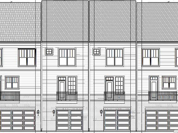 Example Building Rear Elevation Rendering