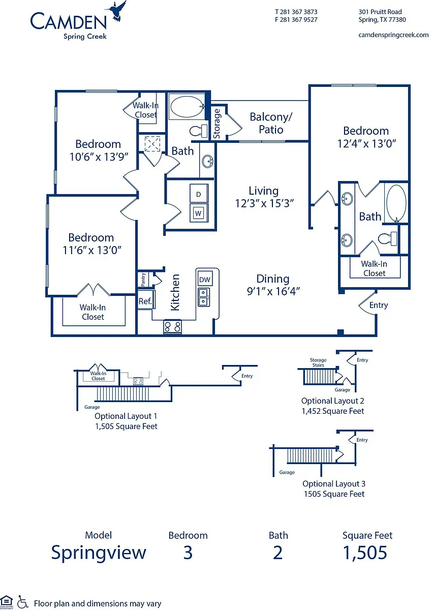 Floor plan Springview 4