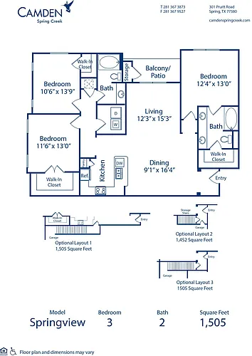 Floor plan Springview 4