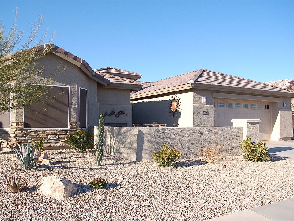 Front of Home with Tiled Patio