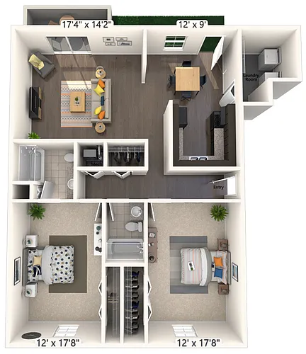 Floor plan B3
