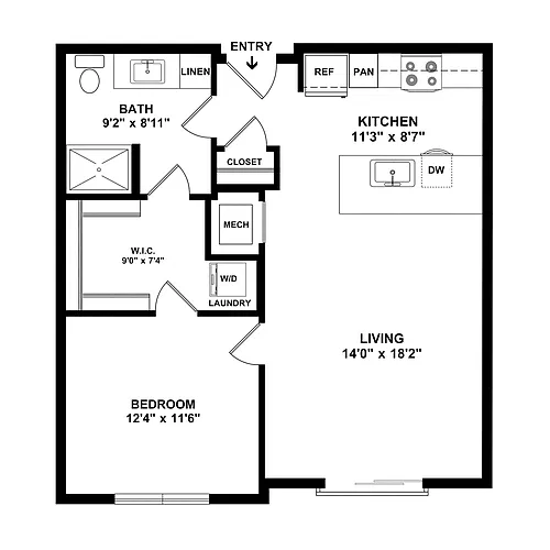 Floor plan 1A1