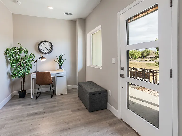 Flex space on first level.