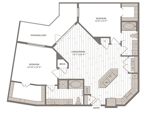 Floor plan B4