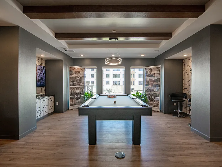 The Earl Apartments Pool Table