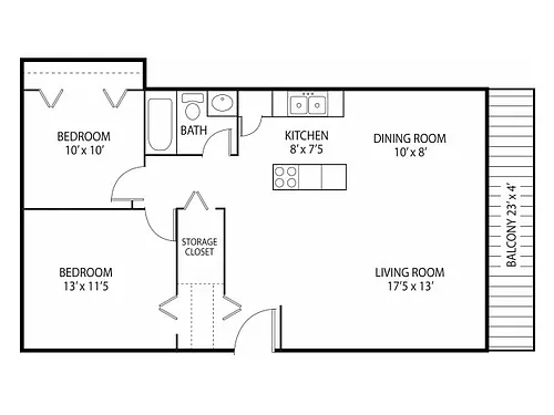 Floor plan Willow