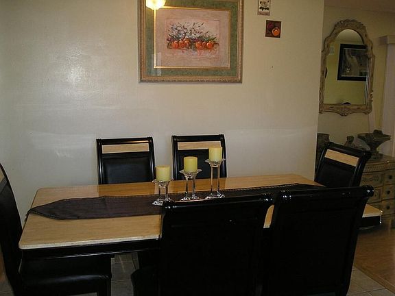 Kitchen eat in area opens to family room