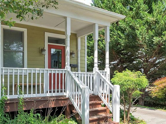 Front porch with gate