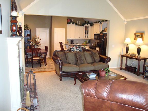 Open Dining Kitchen Living Area