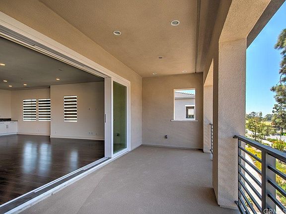 Spacious Private Balcony with view, stackable glass doors and gas stub.