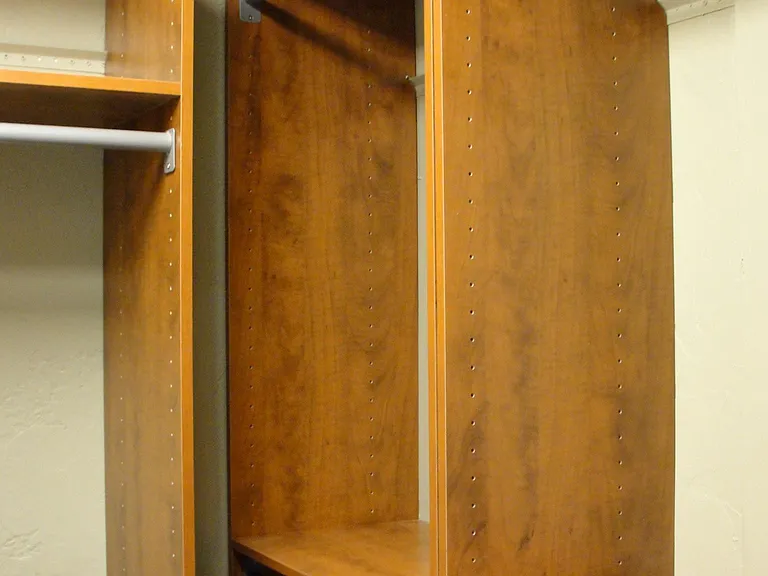 down stairs bedroom closet