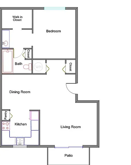 1 Bedroom | 1 Bath | 768 sqft 1 Bedroom | 1 Bath | 768 sqft