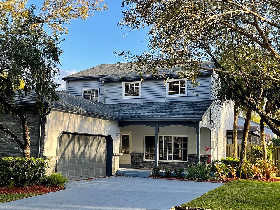 View from Street, 2-Car Garage