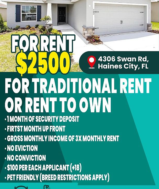 For Rent or Rent to own
