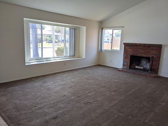 living room - fireplace has been updated
