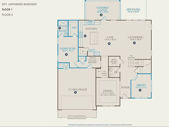 Riverton Floor Plan, Quick Move-In Home, Floor 1