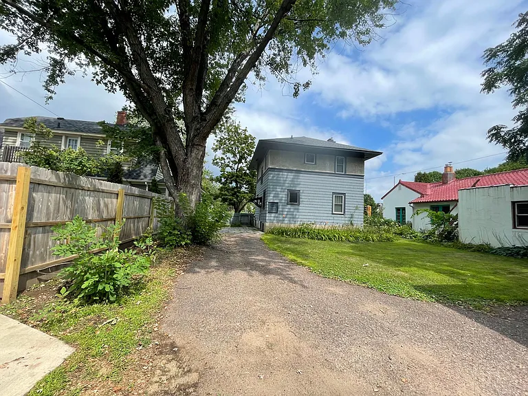 Back view of house.
