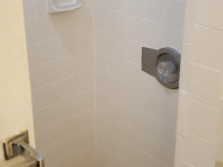 Shower with light