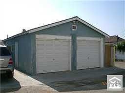 Left single car garage with room for storage. Right garage i