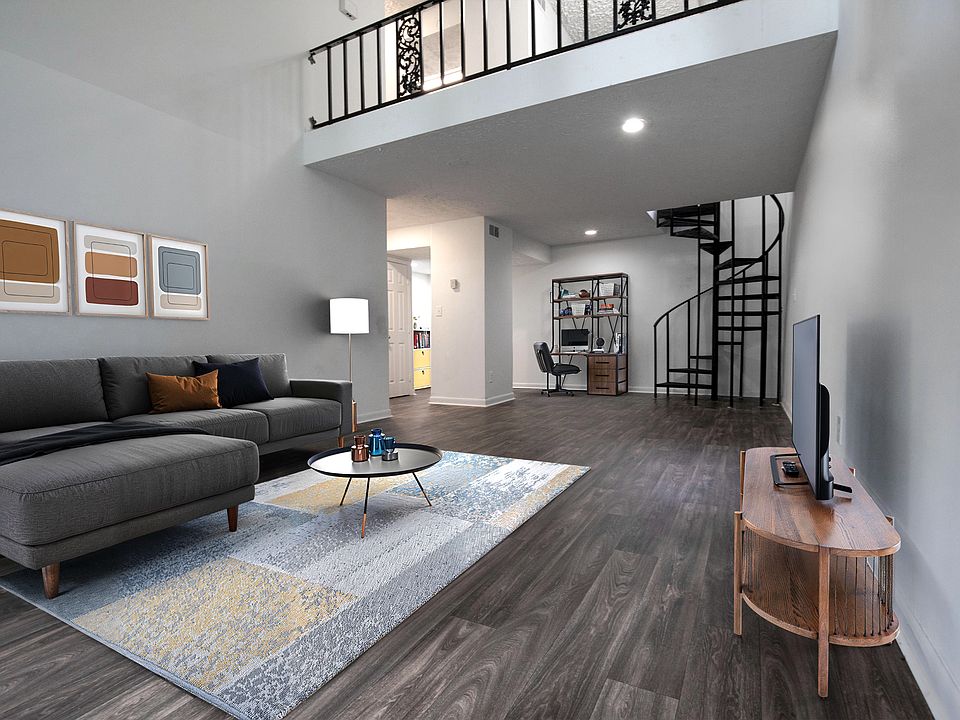 Living Room with Loft