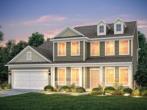 Riverton Exterior 54 features siding, shakes and covered front porch