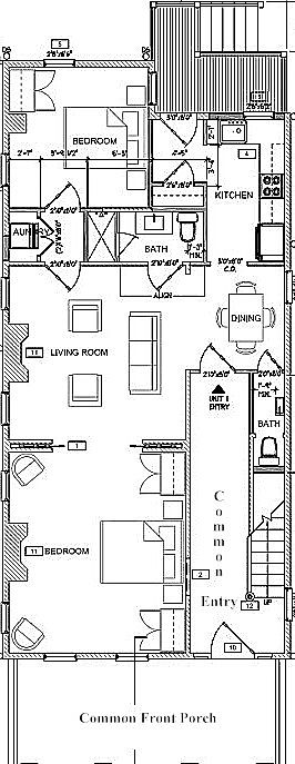 Floorplans are approximate and may have minor differences, compared to the actual space.