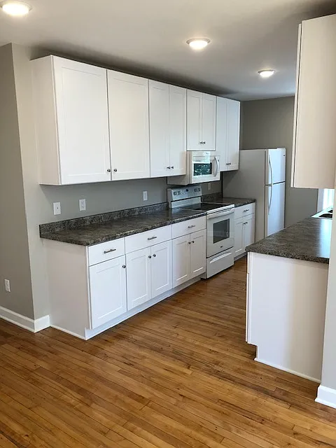 extra counter and cupboard space
