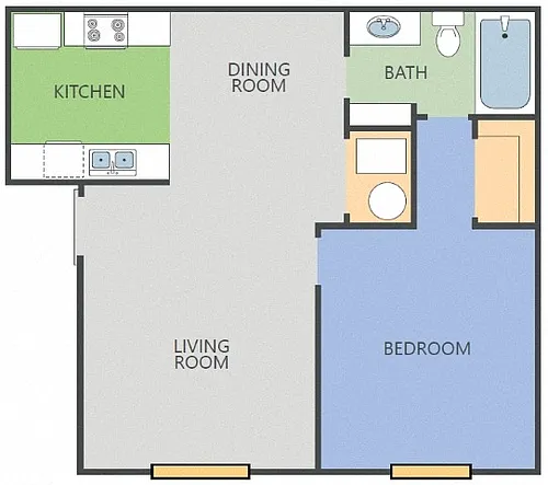 Floor plan Henry's Lake