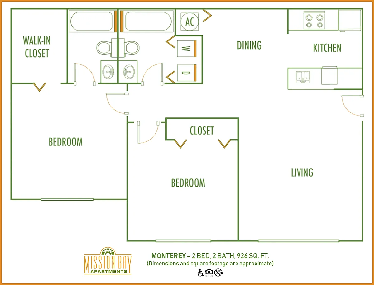 Floor plan MONTEREY