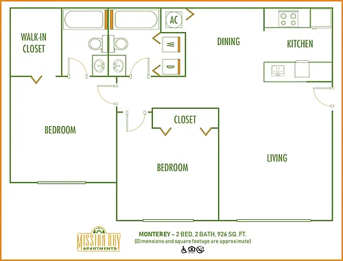 Floor plan MONTEREY