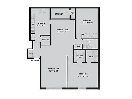 Floor plan Pocomoke