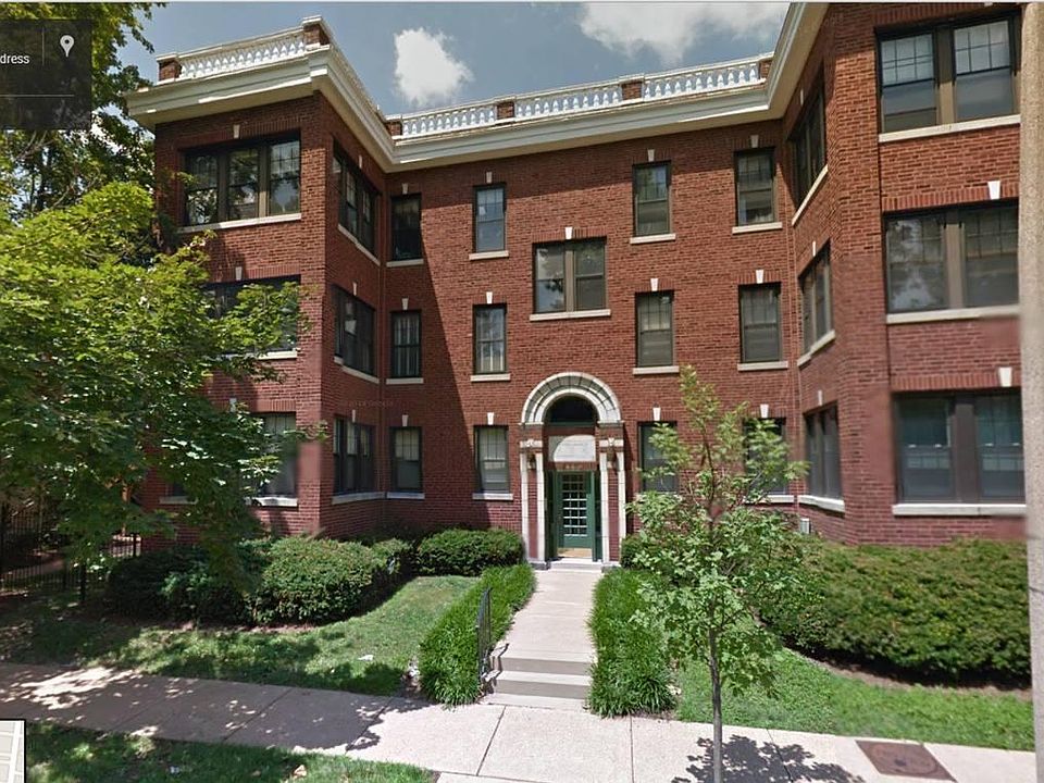 Front view of building
