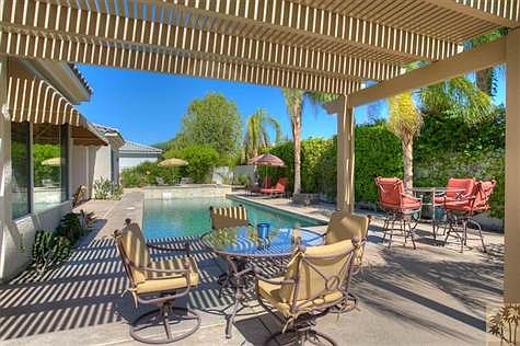 Side Patio next to built-in BBQ