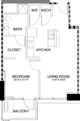 Floor plan D3 Type A