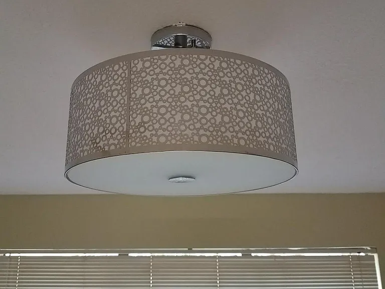 Nice designer touches throughout. Like this stylish light. Our apartment was designed with love and attention to detail.