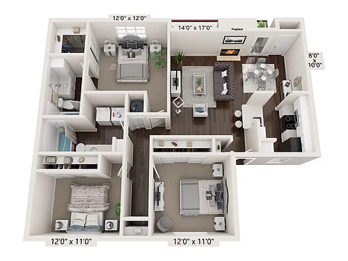 Floor plan Willow