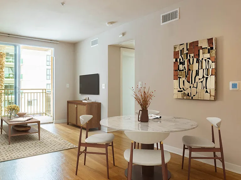 Living Room with Balcony and Hard Surface Flooring