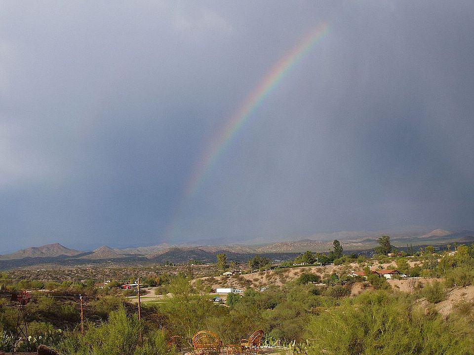 View from the back porch