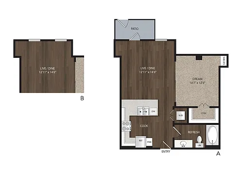 Floor plan P-A7 B