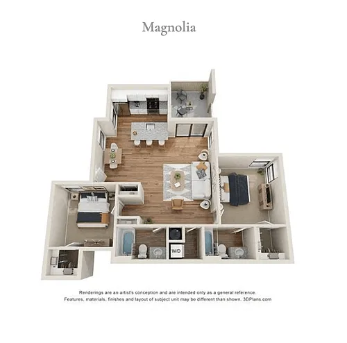 Floor plan Magnolia