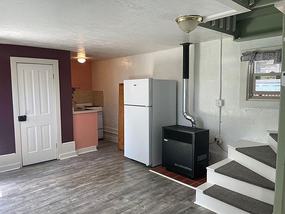 Living room area facing west