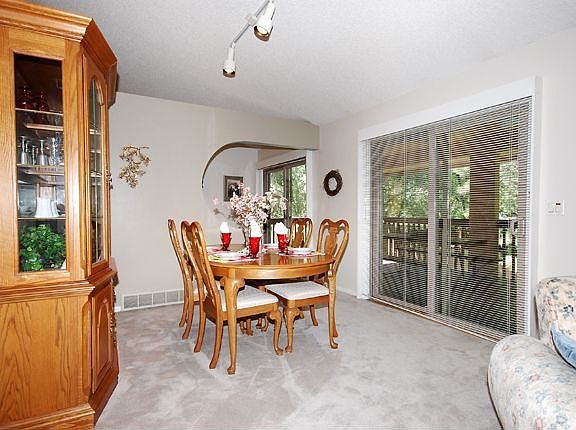 Separate dining space