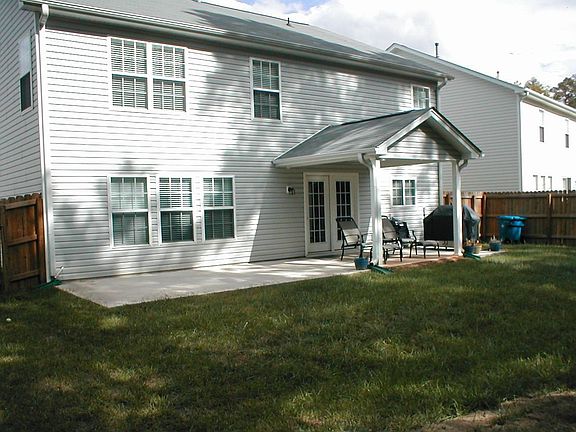 Backyard with Covered and extended patio