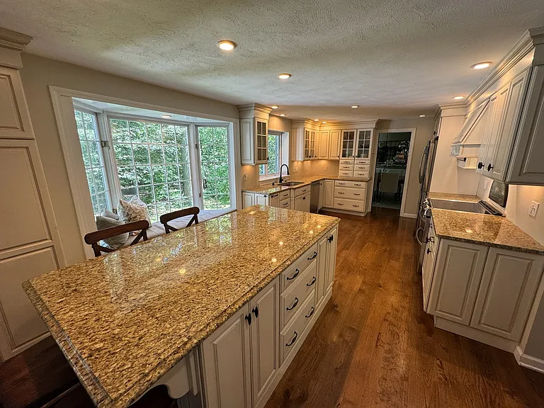 wide shot of kitchen