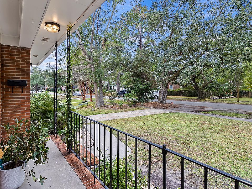 View of street from front porch.