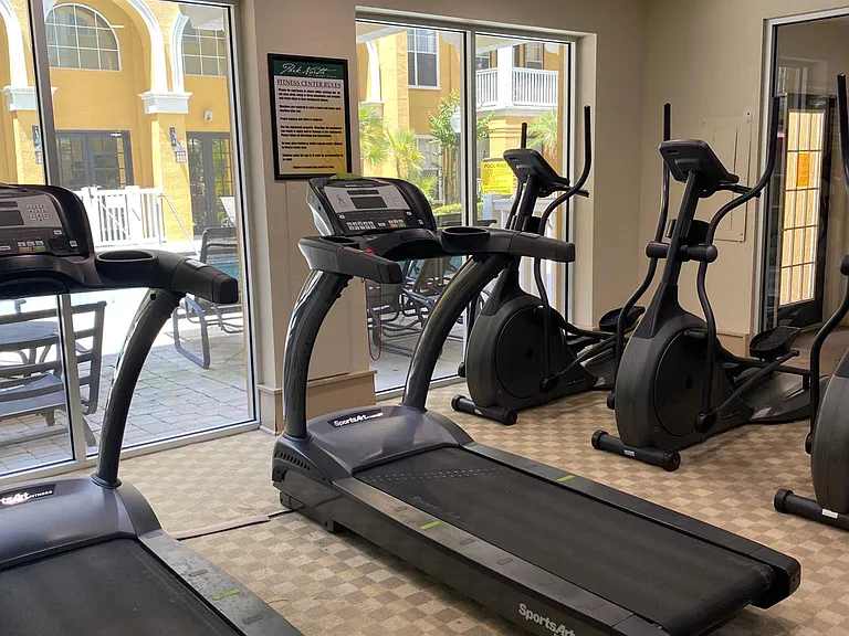 Gym. Open 24 hours.