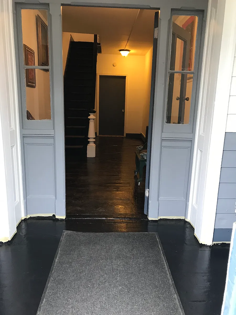 Semi-private entrance shared with one other tenant - 500 Main St #1