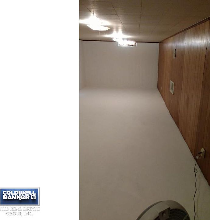 Finished side of basement