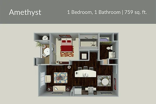 Floor plan Amethyst